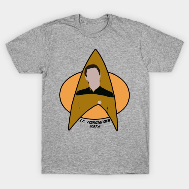 Lt. Commander Data T-Shirt by Sutilmente